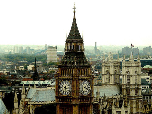Inglaterra - Londres - Big Ben - Clique para ativar o Slide Show